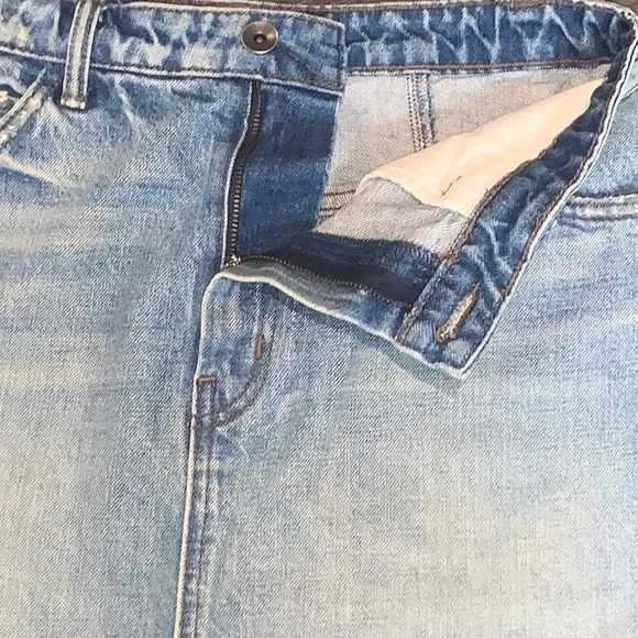 Helmut Lang Denim Mini Skirt Size 28 Medium Blue Wash - Picture 7 of 13